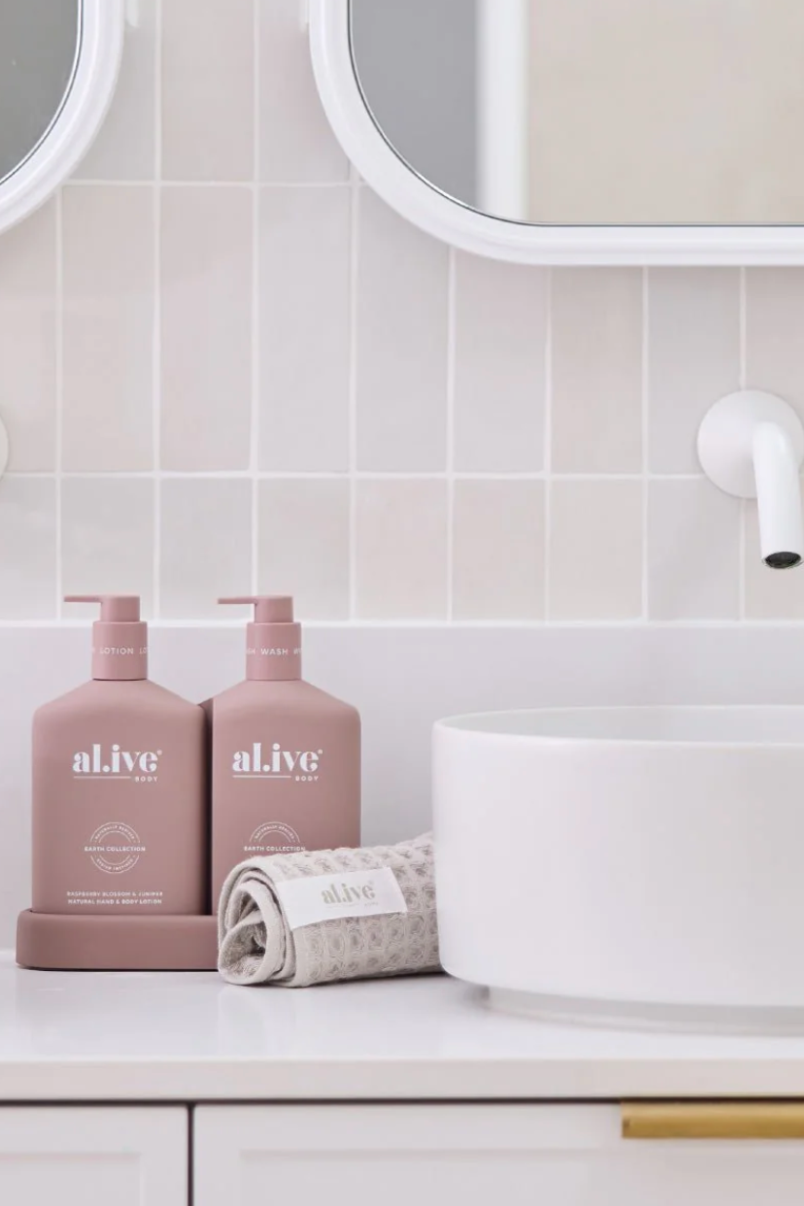 al.ive A Moment to Bloom Wash and Lotion Duo Limited Edition Raspberry Blossom and Juniper