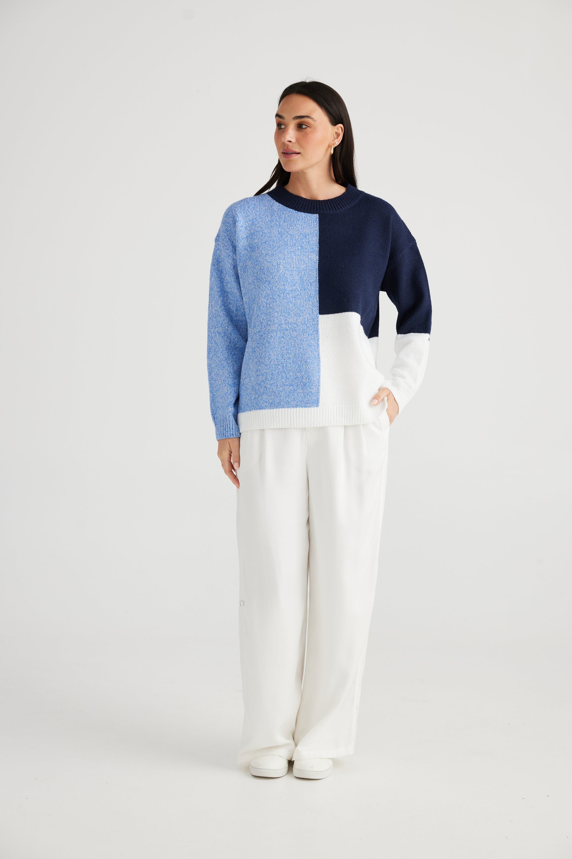Brave and True Harmony Knit Blue