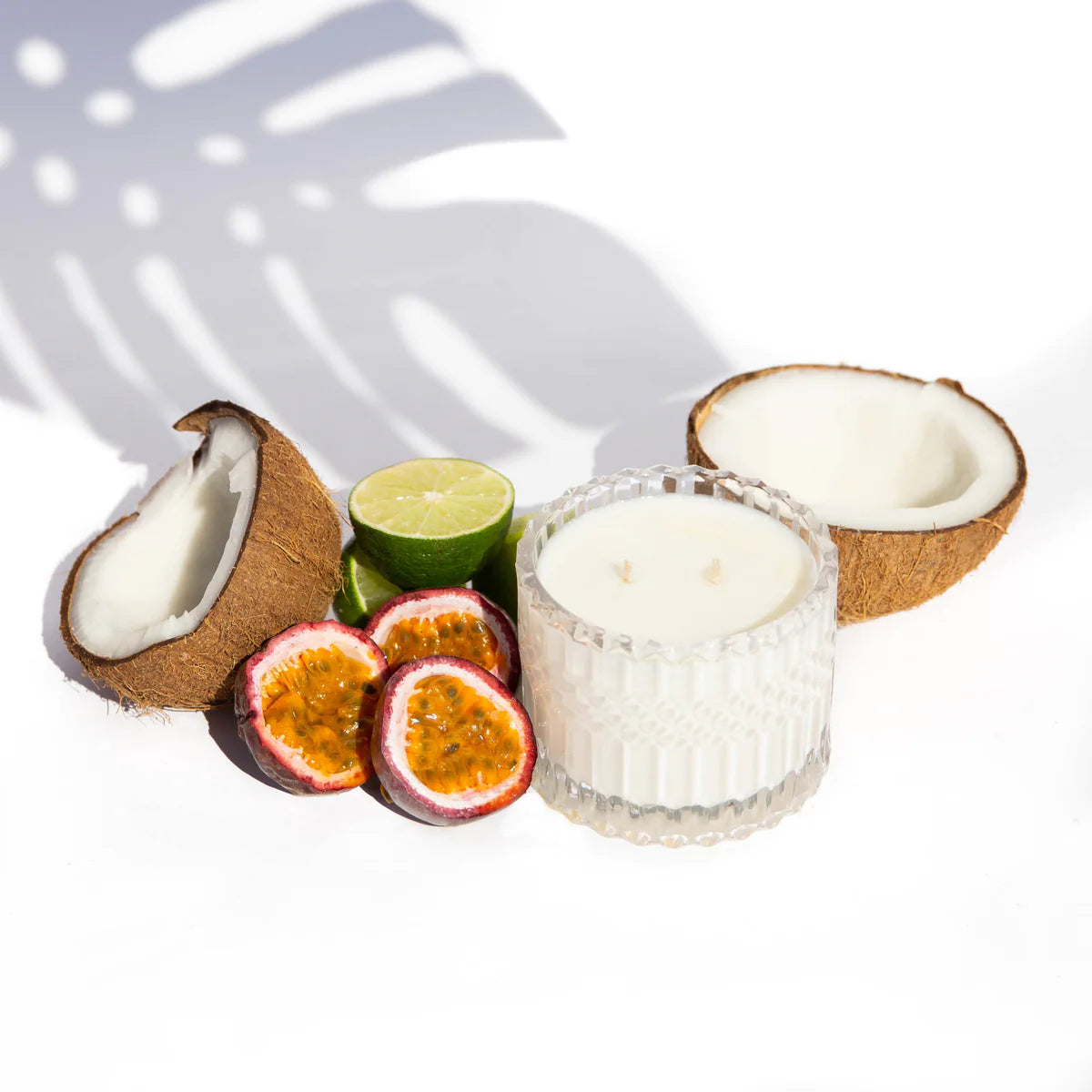 Crystal Quartz Candle - Coconut, Lime, Passionfruit