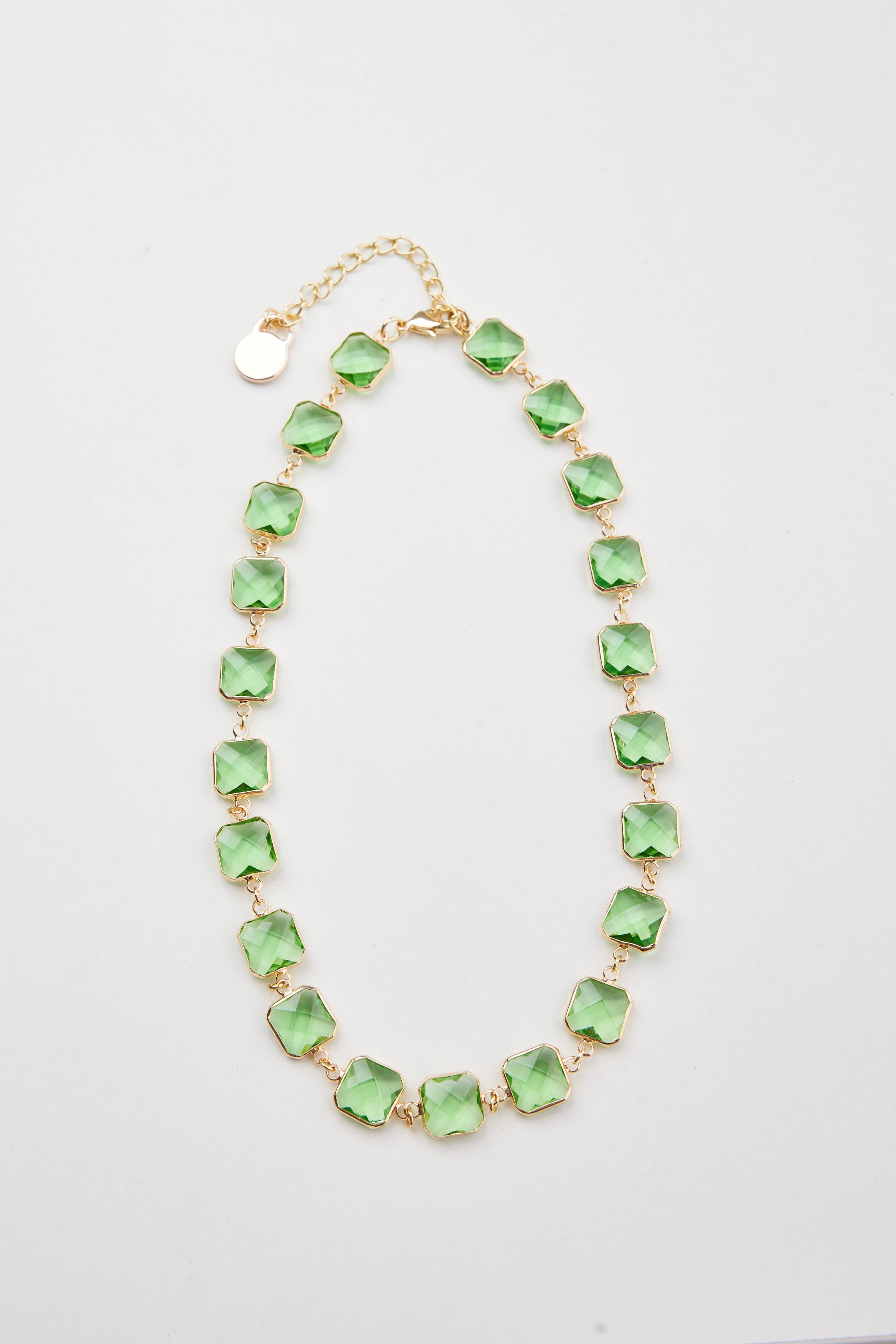 Beth Necklace Green or Pink