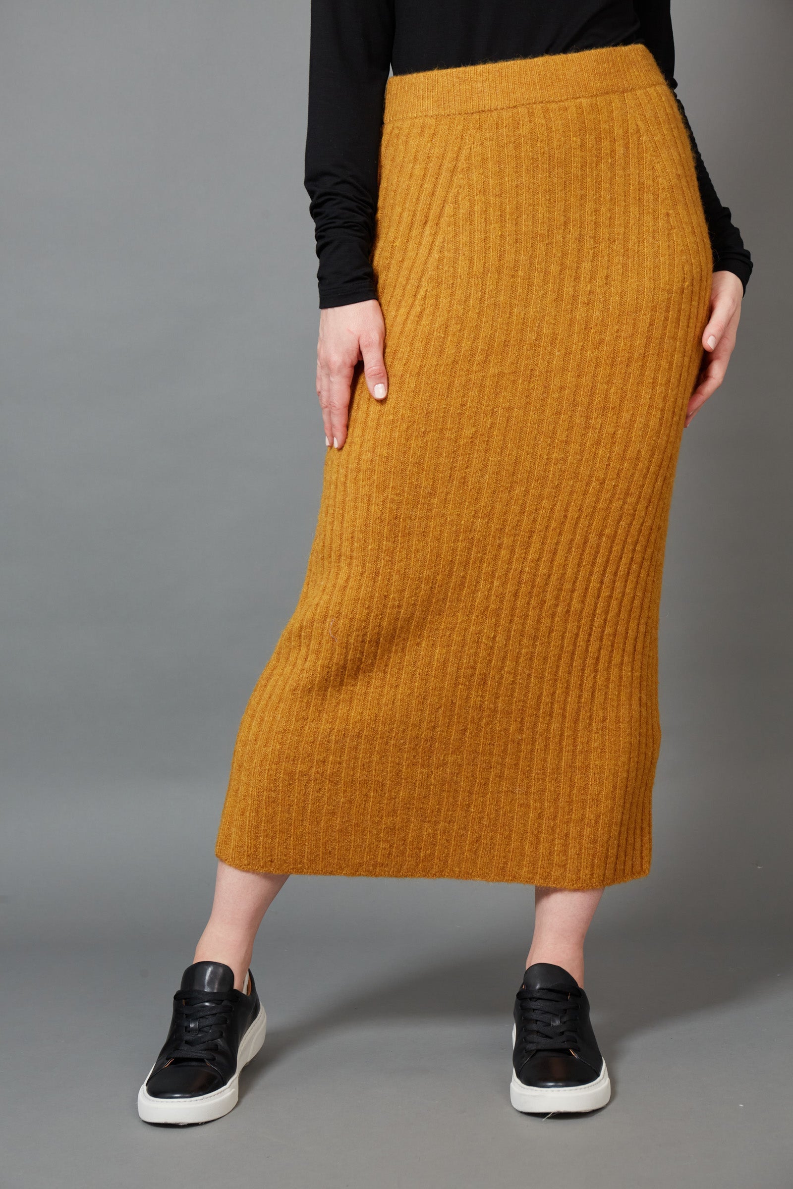 Kinsella Knit Skirt Saffron