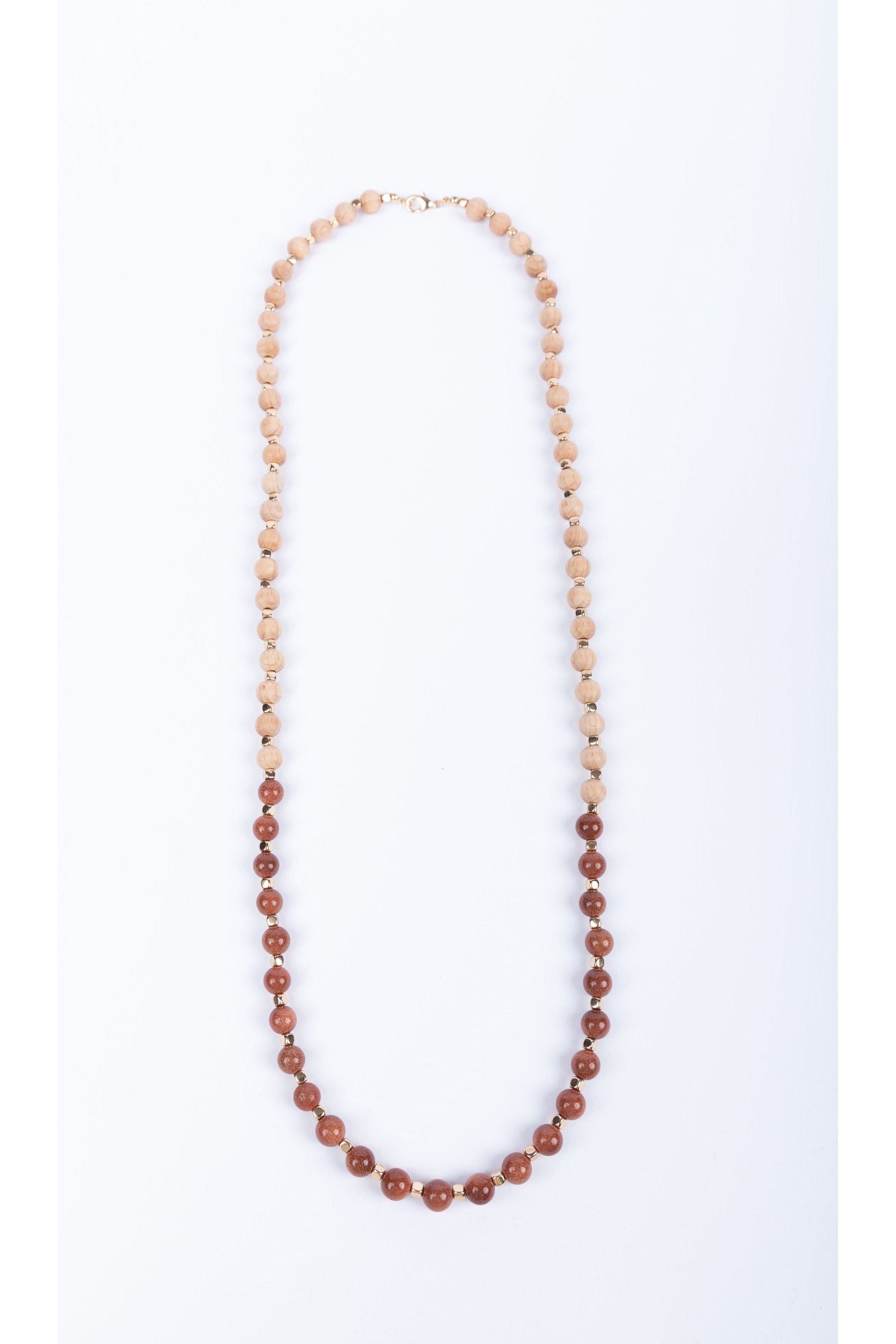 Sunset Necklace - Black, Ice and Rust