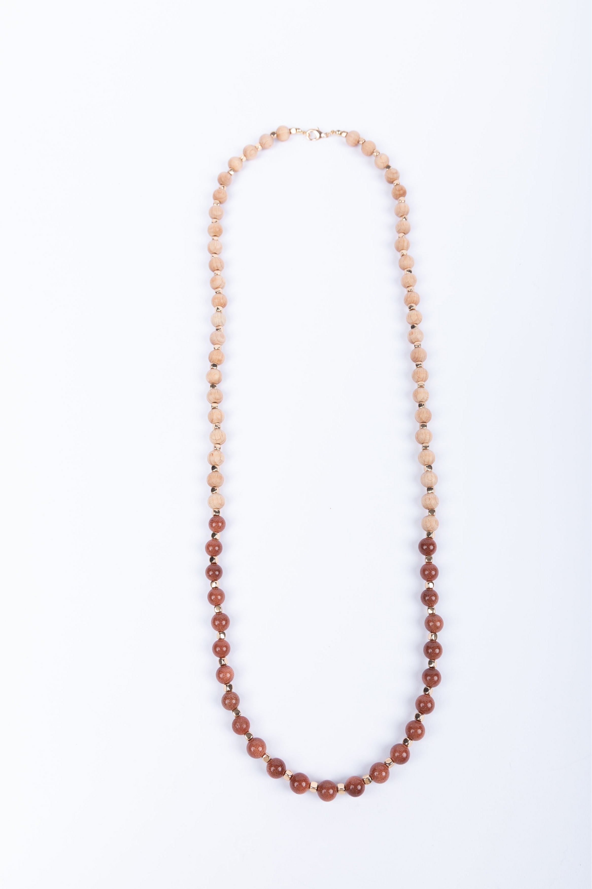Sunset Necklace - Black, Ice and Rust